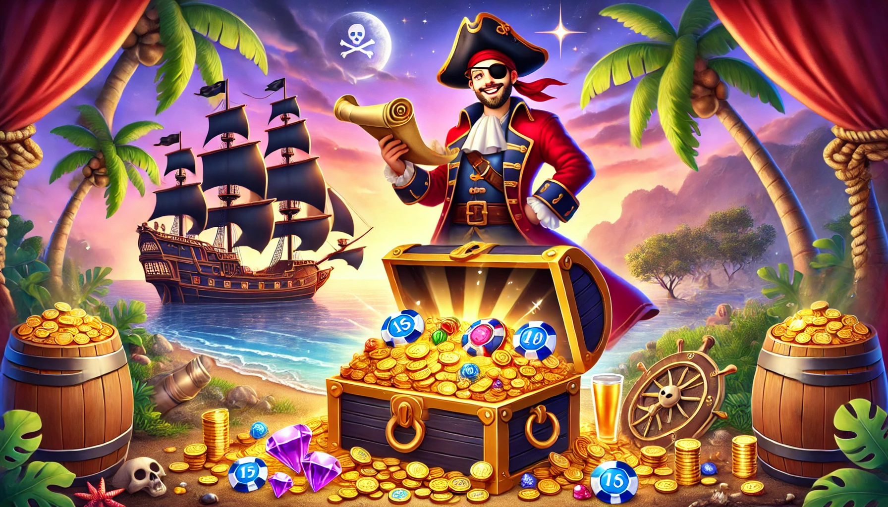 Pirate Gold Deluxe Filled